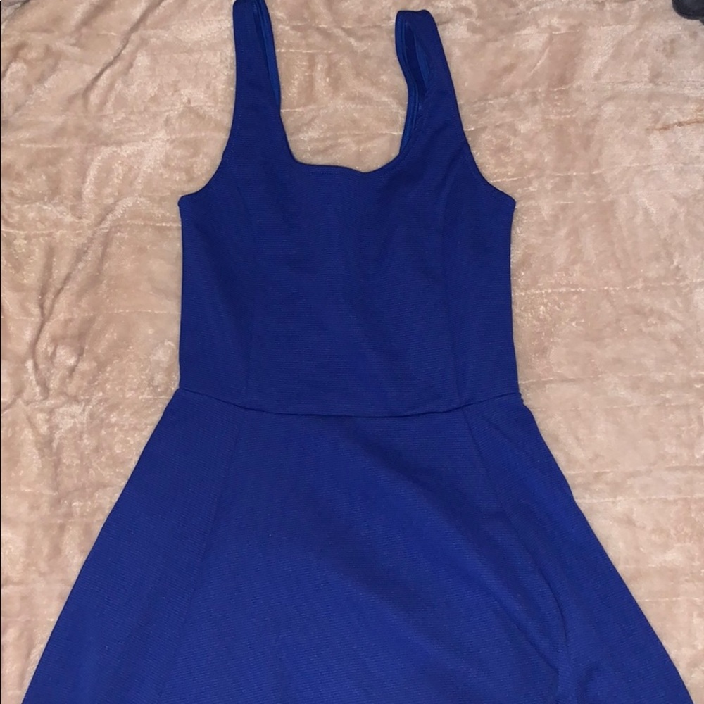 Blue dress